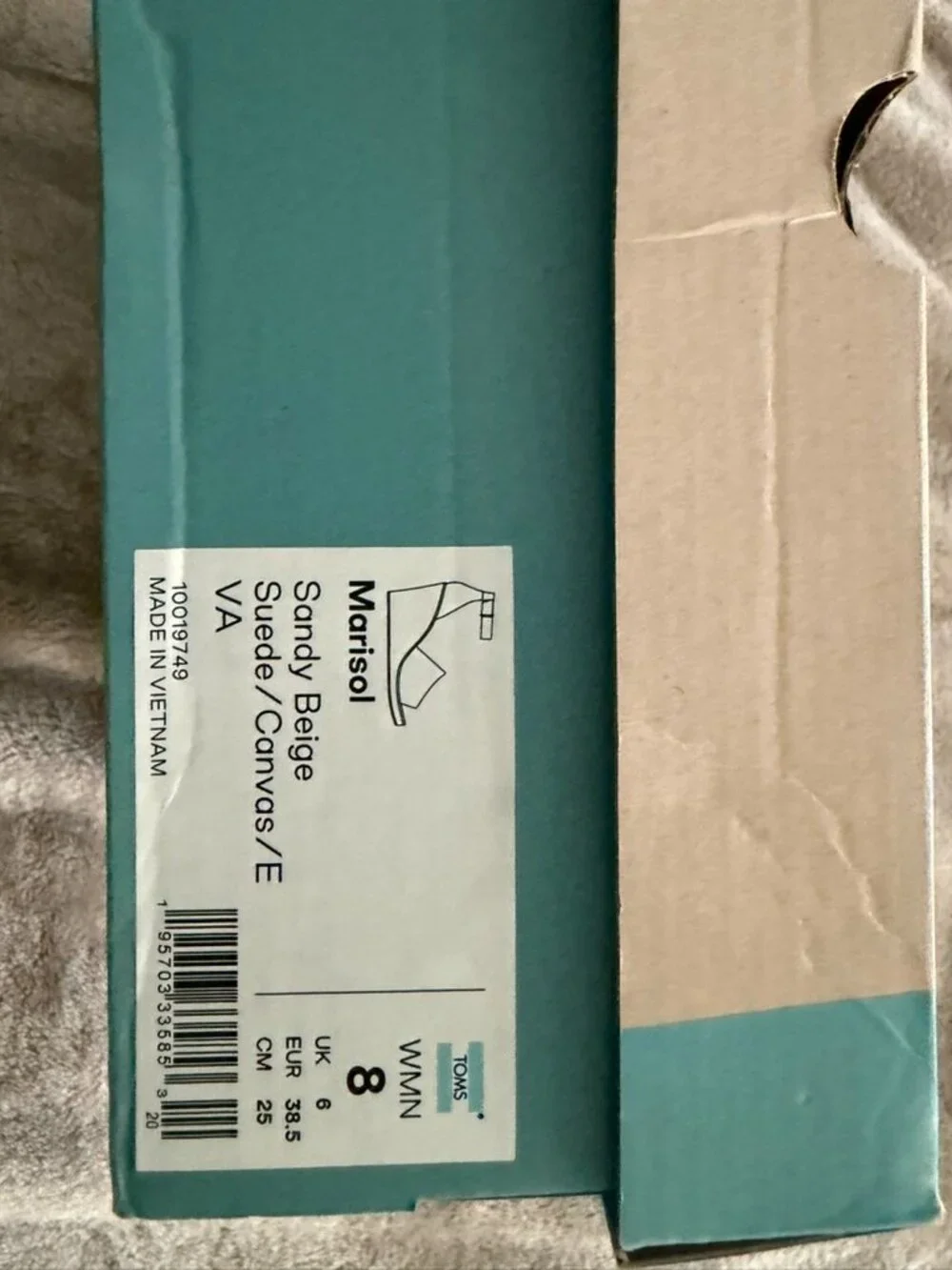Toms Marisol suede wedge sandal
